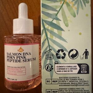 NIB Rose PDRN Pink Serum Salmon DNA Peptide Glutathione Niacinamide Glass Skin